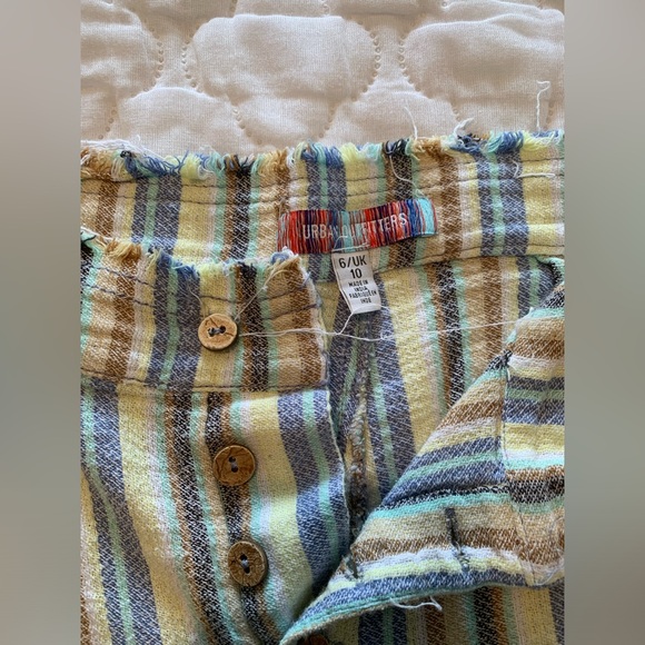 UO Anya Yarn-Dyed Trouser Pants - Picture 3 of 6